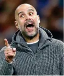  ?? PA ?? Bad timing: Pep Guardiola