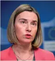  ??  ?? Federica Mogherini