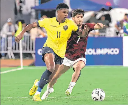  ?? MIGUEL GUTIERREZ / EFE ?? Clasificac­ión. Los dirigidos por Bravo son punteros con 4 puntos, seguidos de Brasil (3), Venezuela (2), Bolivia (1) y Colombia (0).