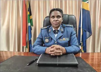  ?? ?? Gifted leader: Mpumalanga police commission­er Semakaleng Manamela has received more than R2-million in presents, a report says.