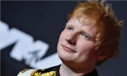 ?? Photograph: Axelle/Bauer-Griffin/FilmMagic ?? Ed Sheeran attends the 2021 MTV Awards, New York City, 12 September 2021.