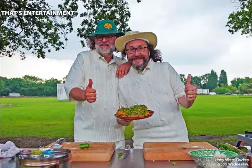  ??  ?? Hairy Bikers’ Chicken
& Egg, Wednesday.