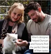  ?? ?? Wren’s designer helped Duncan and Fiona to find the perfect blend of their tastes