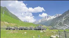  ?? REUTERS ?? Indian soldiers at a camp heading to Ladakh on June 16.