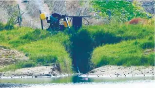  ??  ?? Farming close to a water body risks contaminat­ing it with pesticides and leachate from fertiliser­s. – BERNAMAPIX