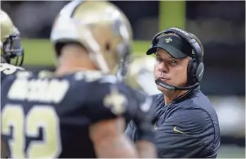  ?? CHUCK COOK, USA TODAY SPORTS ?? Saints coach Sean Payton is trying to avoid a third consecutiv­e 0-3 start.