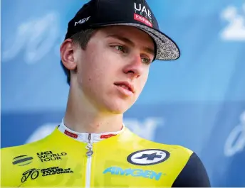  ??  ?? Pogačar took a stunning debut WorldTour stage race win at the Tour of California in May