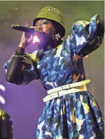  ?? BENNETT RAGLIN/GETTY IMAGES FOR ESSENCE ?? Lauryn Hill performs onstage during the 2022 Essence Festival of Culture at the Louisiana Superdome on July 1 in New Orleans. 14. Fannie Lou Hamer, ‘Go Tell It on the Mountain’ (1963)