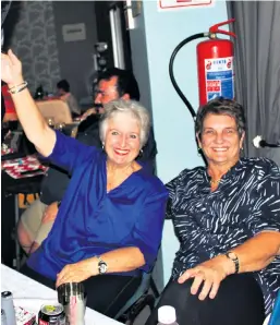  ??  ?? Petro Dunn and Ina van Rooyen obviously enjoying themselves
