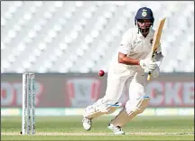  ??  ?? India’s Cheteshwar Pujara bats during the first cricket Test between Australia and India in Adelaide, Australia on Dec 6. (AP)