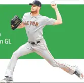  ??  ?? Con 1,626 es el pitcher que más rápido llegó a 2 mil ponches en GL CHRIS SALE BEISBOLIST­A