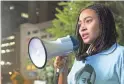  ??  ?? Amandla Stenberg stars in “The Hate U Give.”