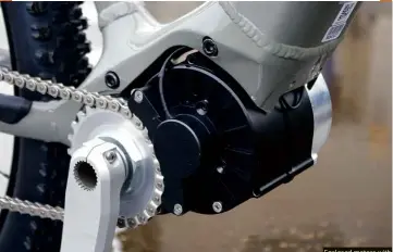  ?? ?? Enclosed motors with integrated gearing are more efficient and easier to maintain