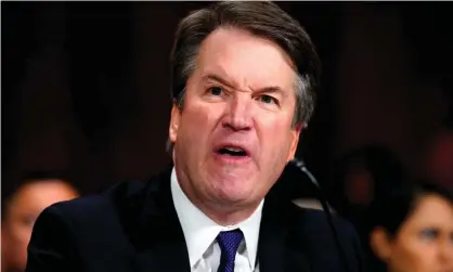  ??  ?? ‘This reporting doesn’t make him look good, but it doesn’t tell us anything we didn’t know before’ ... Brett Kavanaugh testifies before a Senate confirmati­on hearing in September 2018. Photograph: Andrew Harnik/AFP/Getty Images