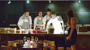  ?? PROVIDED TO CHINA DAILY ?? Celebrity chefs assemble in a kitchen at last year’s pop-up in China.