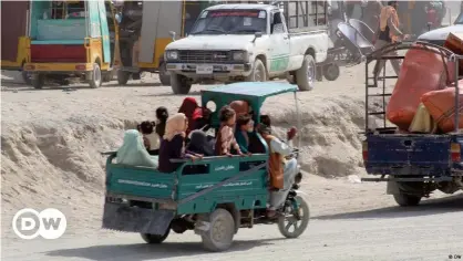  ??  ?? Many Afghan families have endured arduous journeys to escape from the Taliban