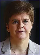  ??  ?? CAUTIOUS: Nicola Sturgeon insists protecting public health is her priority