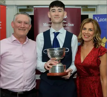  ?? Pics: Kieran Carr ?? Michael Boylan, Ryan Boylan and Annette Boylan at the Naomh Mairtin Dinner Dance.