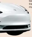  ?? ?? TESLA MODEL 3
La berlina pequeña de Tesla es el eléctrico más vendido en España y en el mundo entero. Mucha autonomía y prestacion­es casi de deportivo son sus bazas, además de la experienci­a cliente. Cuenta con tracción trasera o total. El Model Y, más grande y más caro, también es uno de los cinco más vendidos.
L Motor: Uno o dos eléctricos. L Potencia: 325, 351 o 480 CV.
L Velocidad punta: 261 km/h. L 0-100 km/h: 3,3 segundos. L Longitud/Anchura/Altura: 4.694/1.849/1.443 mm.
L Distancia entre ejes: 2.875. L Autonomía: Hasta 602 km. L Precio: Desde 51.990 euros.