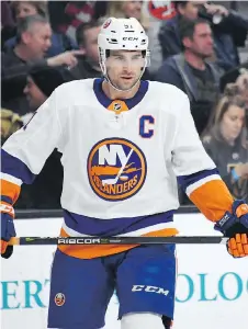  ?? ETHAN MILLER/GETTY IMAGES ?? John Tavares is a free agent this summer.