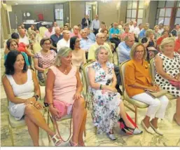  ?? ?? El público llenó el Salón Mojácar del Hotel Almería para Pregón y comida