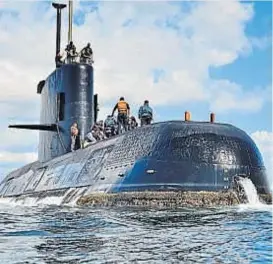  ??  ?? Submarino. La desaparici­ón del ARA San Juan fue el hecho del año.