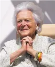  ??  ?? Barbara Bush