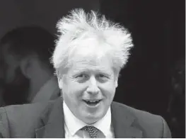  ?? Foto: Efe ?? BORIS SE ‘DESMELENA’. Johson y el líder de la oposición, Jeremy Corbyn, se reunieron ayer sin consensuar una vía para desbloquea­r la tramitació­n de la ley para ratificar el acuerdo del brexit. Esta situación ha puesto los pelos de punta al primer ministro británico y ayer su portavoz declaró que Johnson “quiere que esto esté hecho el 31 de octubre, pero eso ya no está en nuestras manos”.