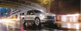  ?? FORD ?? The 2022 Ford F-150 Lightning Platinum pre-production model.