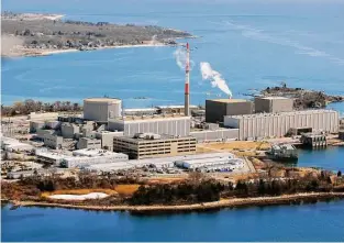  ?? Hearst Connecticu­t Media file photo ?? The Millstone Power Station in Waterford, through which the state directs utilities to purchase power under an agreement separate from the markets overseen by ISO New England.