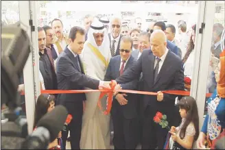  ?? KUNA photo ?? A view of the opening ceremony of Al-Kazema School for displaced people in the Iraqi city of Irbil.