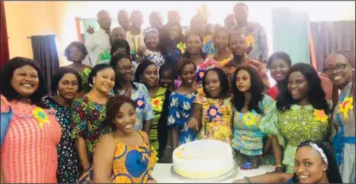  ??  ?? A cross section of teachers of The Foreshore School, Ikoyi, Lagos, during the World Teachers’ Day celebratio­n...recently