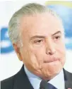  ??  ?? Michel Temer