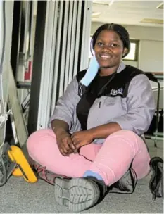  ?? Picture: SUPPLIED ?? PROVING HER WORTH: Siphelele Litye continues to defy expectatio­ns in a male-dominated sector