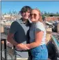  ?? KATIE RICHARDS VIA THE
ASSOCIATED PRESS ?? Miguel Corzo and Katie Richards pose last fall in Chicago. Richards and Corzo got engaged during the April 8 eclipse after participat­ing in the Marriage Pact at Boston College in 2021.