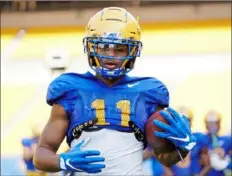  ?? PItt Athletics ?? Taysir Mack has begun to look like the player who caught 63 passes in 2019.