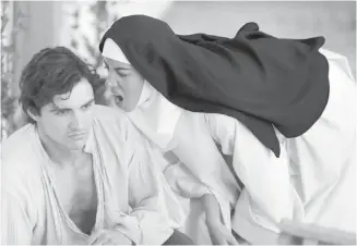  ?? SUBMITTED ?? Dave Franco and Aubrey Plaza in a scene from The Little Hours.