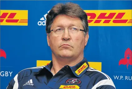  ?? Picture: GALLO IMAGES ?? PLAYING IT STRAIGHT: Western Province director of rugby Gert Smal believes more work is needed to address transforma­tion