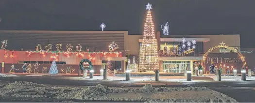  ?? CONTRIBUTE­D ?? This photo shows part of the 2019 display Lights for Life display at the Prince County Hospital in Summerside. Donor packages for this year’s fundraiser have been mailed to donors from past years. Gifts can be made at pchcare.com, by calling 902-432-2547 or in person at the PCH Foundation office in the hospital lobby.