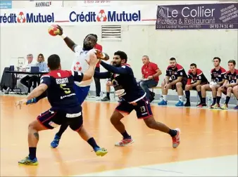  ?? (Photo Jean-Sébastien Gino-Antomarchi) ?? En battant Ajaccio, les Antibois poursuiven­t leur route en Coupe.