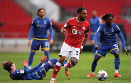  ?? Harry Trump/Getty Images ?? Danny Simpson in action for Bristol City at the end of last season against Nottingham Forest at Ashton Gate