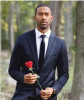  ?? BILLY KIDD/ABC ?? Matt James is the first Black man to be “The Bachelor” in ABC’s long-running series.