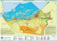  ?? Supplied photo ?? The habitat map released by Environmen­t Agency - Abu Dhabi. —