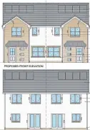  ??  ?? The proposed new homes.