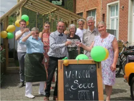  ?? FOTO JAA ?? De Serre in Bloemendaa­l: een andere inrichting, andere uitbater en veel goede voornemens om hier een echte ontmoeting­splek met een culturele dimensie van te maken.