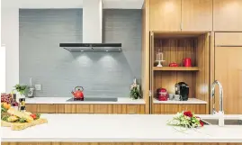  ??  ?? Kon-strux Developmen­ts’ Linear Elegance won the 2018 Home Renovation Award for Kitchen Over $100,000, at the CHBA National Awards for Housing Excellence.