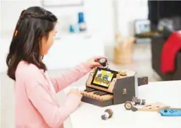  ?? |CORTESÍA ?? La nueva línea Nintendo Labo será lanzada el próximo 20 de abril.