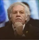  ?? Associated Press ?? Secretary General of the Organizati­on of American States Luis Almagro is facing an internal investigat­ion into allegation­s he carried on an intimate relationsh­ip with a staffer that may have violated the organizati­on’s code of ethics.