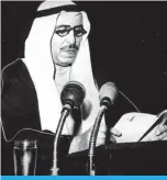  ?? ?? KUWAIT: An archive photo of the late Amir Sheikh Sabah Al-Salem Al-Sabah during the inaugurati­on of Kuwait University in 1966.