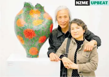  ?? Photo / Te Uru ?? Sang-Sool Shim and Keum Sun Lee, winners of the Portage Ceramics Award.